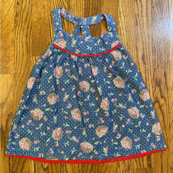 Matilda Jane Chambray Cherry Tunic and coordinating Shorties - Picture 2 of 7